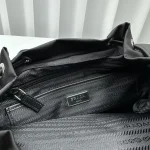 Prada Re-Nylon Backpack with Saffiano Leather Details - Image 8