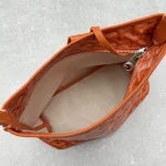 Goyard Mini Hobo Bag Orange - Image 8