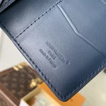 Louis Vuitton Monogram Shadow Card Holder Navy Blue - Image 8