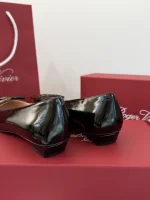 Roger Vivier Belle Vivier Tortoiseshell Buckle 2.5cm Patent Leather Ballet Flats - Image 8
