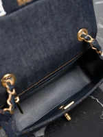 UbestLuxury Chanel Classic Flap Denim Handbag 20cm product photo detail 7 SKU CH30859