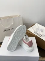 Alexander McQueen Classic Thick Sole White Sneakers - Image 8