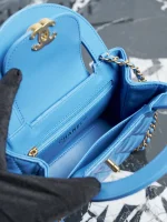 UbestLuxury Chanel Chanel Kelly Handbag 19cm Blue product photo detail 7 SKU CH30922