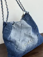 UbestLuxury Chanel CHANEL Denim 22 Bag Shopping Tote 37cm product photo detail 7 SKU CH30944