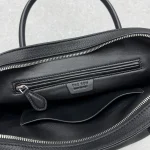 The Row Agnes Bowling Bag in Black or Dark Brown - Image 9