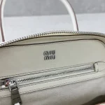 Miu Miu Vivant Mini Shoulder Bag White - Image 9