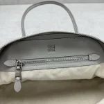 Miu Miu Vivant Shoulder Bag Small Gray - Image 9