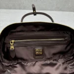 MIUMI^Beau Bowling Bag with Detachable Keychain - Image 9