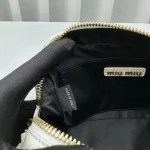 Miu Miu Bowling Bag - Small Lambskin White - Image 9