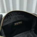 MiuMiu Bowling Bag - Small Lambskin Black - Image 9