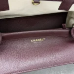 Chanel Vintage Flap Bag - Burgundy - Image 9