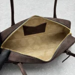 Alaia Le Teckel Suede Brown Sausage Bag Large - Image 9
