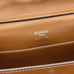 Mini Balenciaga Rodeo Handbag in Oil Wax Brown - Image 9