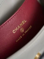 UbestLuxury Chanel Chanel 26P Preppy Coco Flap Bag 17cm Light Green product photo detail 8 SKU CH30797
