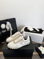 Chanel 2026 Suede Casual Thick Sole Sneakers - Image 9