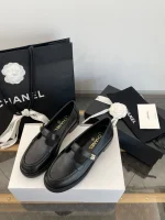 Lace-up Hollow Mary Jane Loafers - Image 9