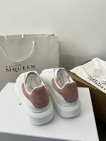 Alexander McQueen Classic Thick Sole White Sneakers - Image 9