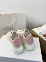 Alexander McQueen Classic Thick Sole White Sneakers - Image 9