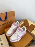 Trainer 2025 Pink Denim Sneakers - Image 9