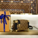 Louis Vuitton side trunk mini Handbag 18cm - Image 9