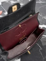 UbestLuxury Chanel Classic Flap Small Black Caviar Leather Handbag 23cm product photo detail 8 SKU CH30931