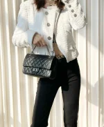 UbestLuxury Chanel 2.55 Black Silver 24cm Handbag product photo detail 8 SKU CH30680