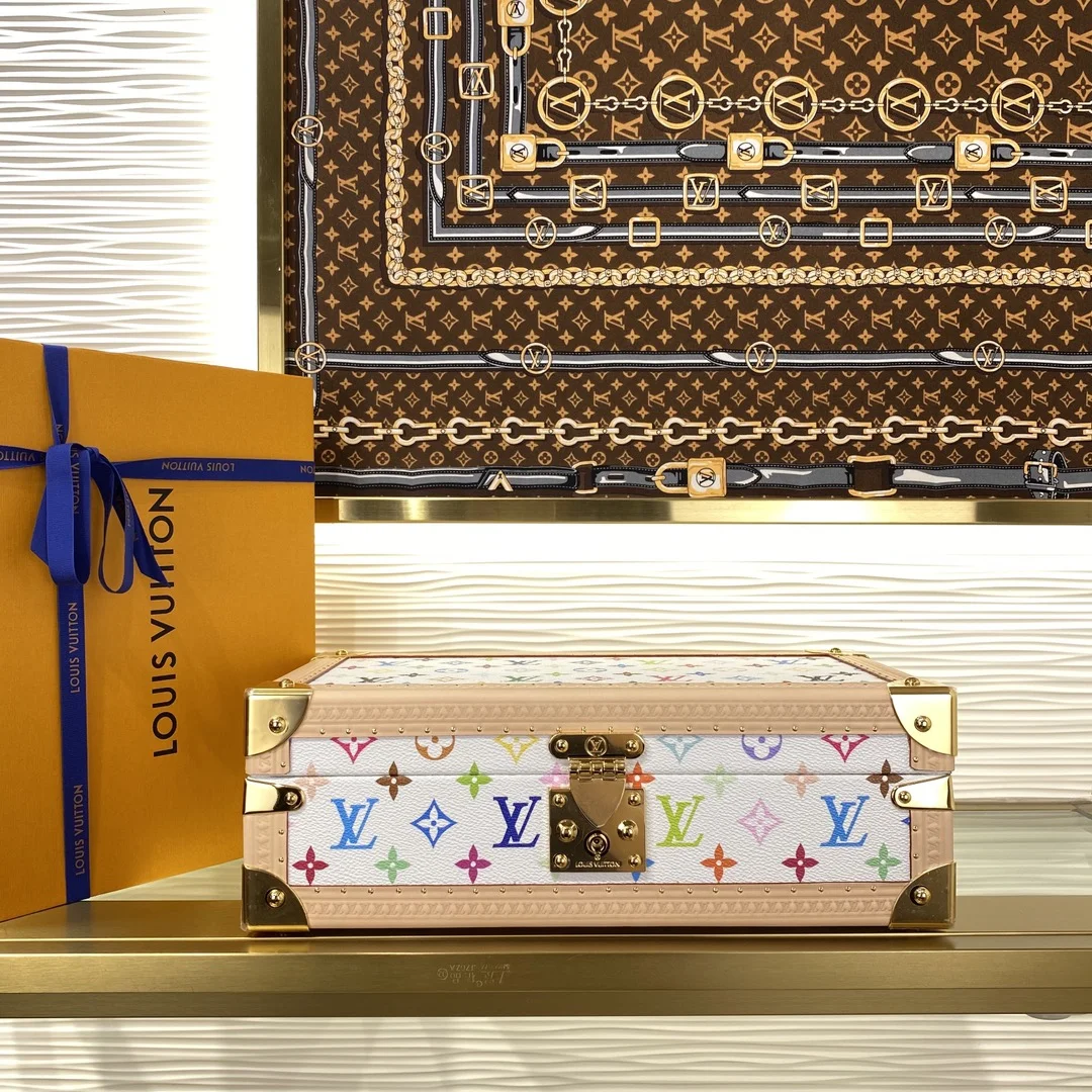 1-1056 Louis Vuitton LV x TM Coffret 8 Montres Watch Trunk M27959 - Image 1
