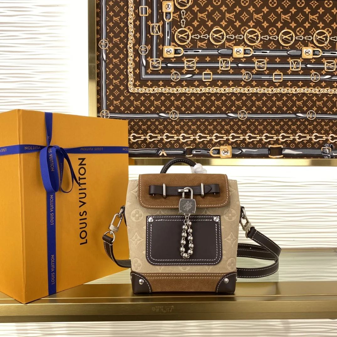 1-1106 Louis Vuitton Steamer 15 Velvet M26128 - Image 1