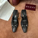 Gucci Castello Horsebit Slingback Pump - Image 2