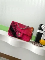 Chanel CF Sequined SO Handbag 21cm