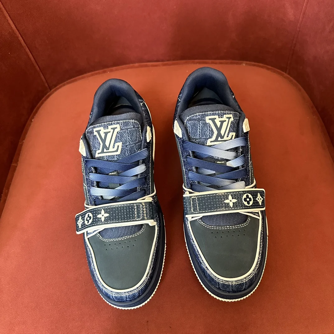 1-1252 Louis Vuitton LV Trainer 54 Men's Sneaker - Image 1