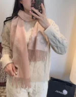 Hermès H Logo Reversible Lambswool Scarf - Image 13