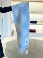 Burberry Check Cashmere Scarf - Image 2