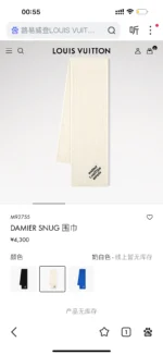 Louis Vuitton LV Logo Ribbed Knit Wool Scarf - Image 14