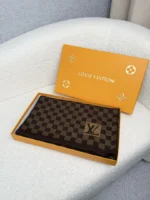 Louis Vuitton Petit Damier Knit Wool Scarf