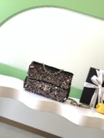 Chanel CF Sequined SO Handbag 21cm