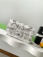 Chanel CF Sequined SO Handbag 21cm