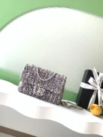 Chanel CF Sequined SO Handbag 21cm