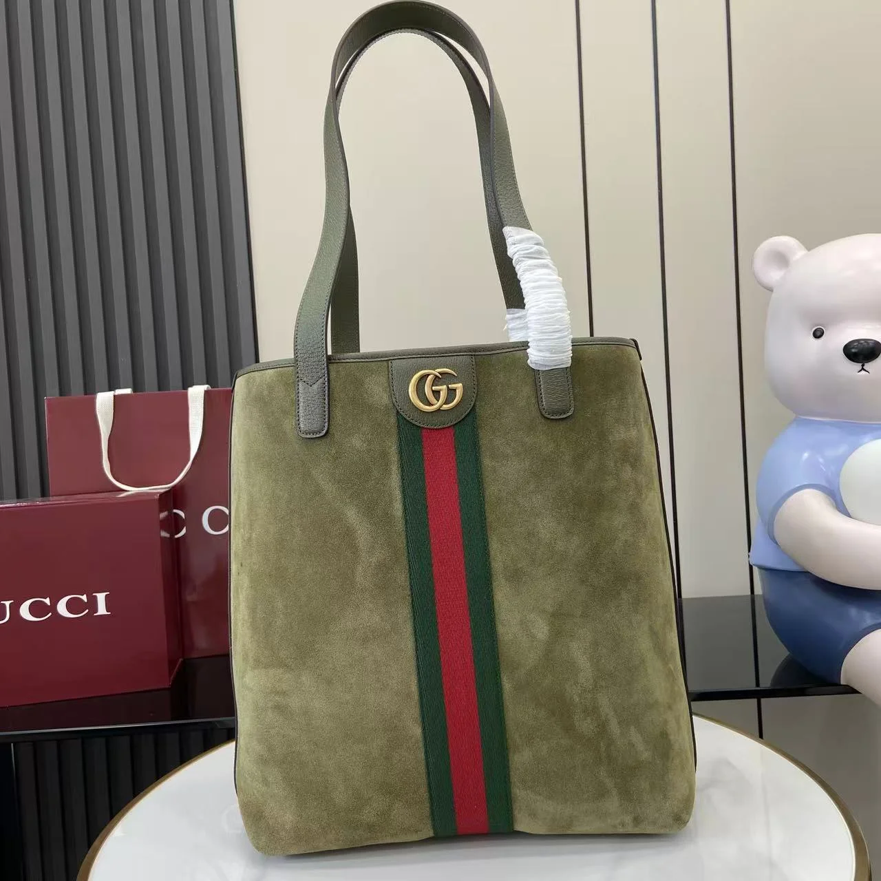 1-1814 Gucci Ophidia Tote Bag 834465 - Image 1