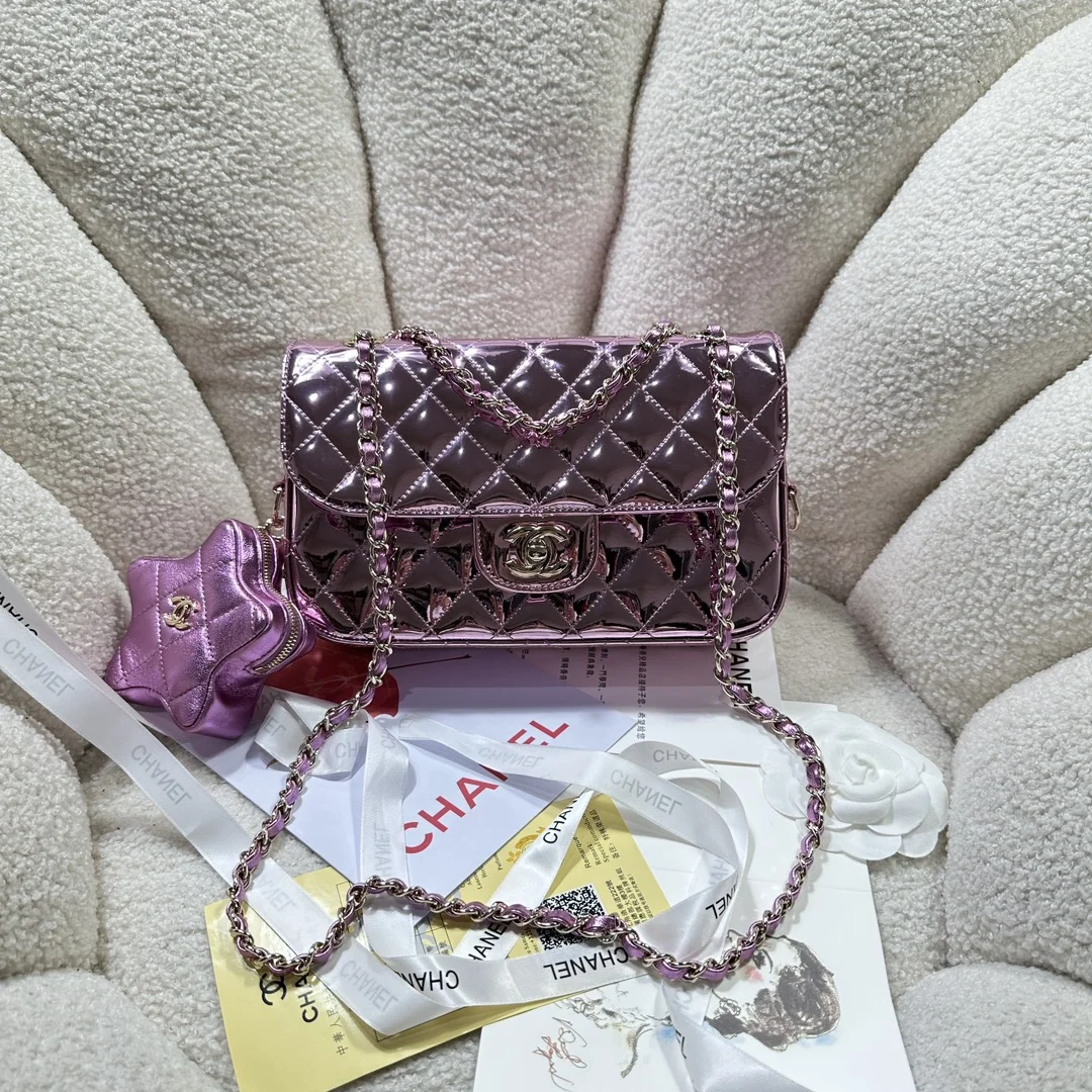 1-1894 Chanel 24C Star Flap Bag with Coin Purse 24cm - Image 1