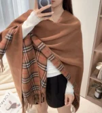 Burberry Classic Check Double-Sided Cape Shawl 130x150cm