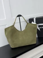 Chanel Suede Tote Shopping Bag AS6475 - Image 11