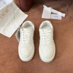 Dior Star White Leather Sneakers - Image 2