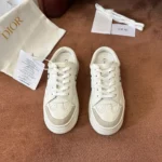 Dior Star White Leather Sneakers - Image 2