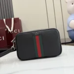 Gucci Primavera Web Stripe Leather Camera Bag 22cm