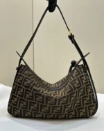 Fendi Simply Fendi Medium FF Jacquard Hobo Bag 34.5cm
