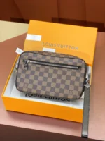 Louis Vuitton Pochette Kasai Damier Clutch 25cm