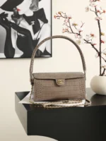 Chanel 26A Bowling Bag with Chain 23cm - Image 11