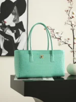 Chanel 26S Cerf Tote Bag Crocodile Embossed 39cm - Image 13