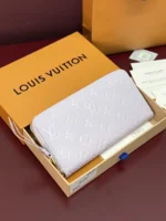 Louis Vuitton Zippy Wallet Monogram Empreinte Misty Lilac 19.5cm